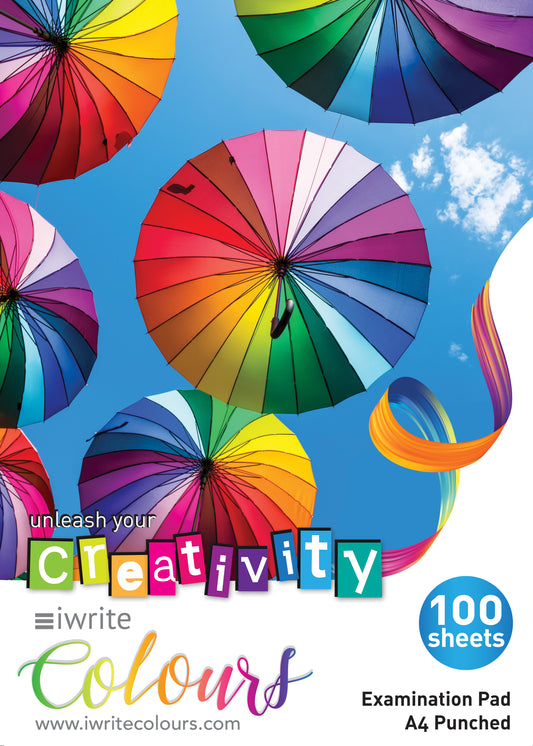 TREELINE A4 Exam Pad 100 Sheet Feint & Margin - Punched