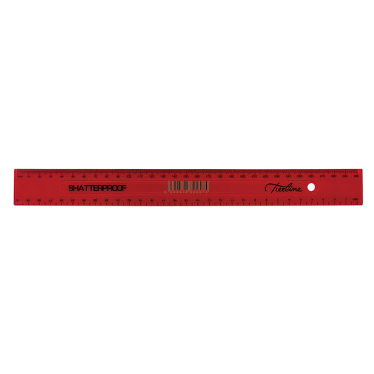 TREELINE Ruler 30cm Shatterproof