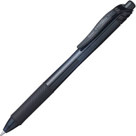 PENTEL BL110 Energel-X 1.0mm Metal Tip Roller Retractable Ball Pen 12's