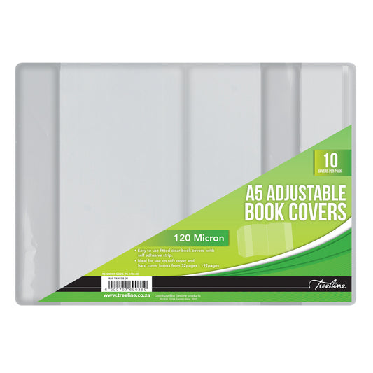 TREELINE A5 Book Cover Adjustable 10's