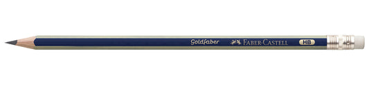 FABER CASTELL Goldfaber Erasertip Pencil HB (12's)