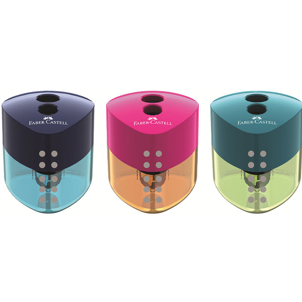 FABER CASTELL Grip Double Hole Sharpener (12's)