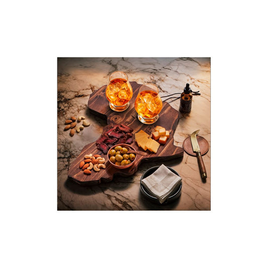SERENDIPIO African Shaped Wooden Serving Board