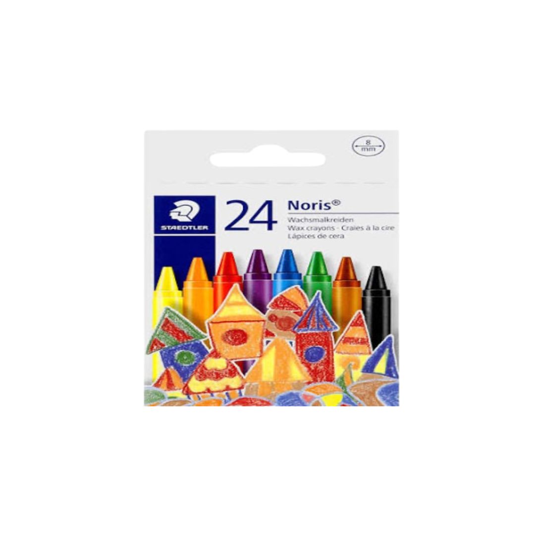 STAEDTLER Crayons Wax Regular 24's Wax Crayons