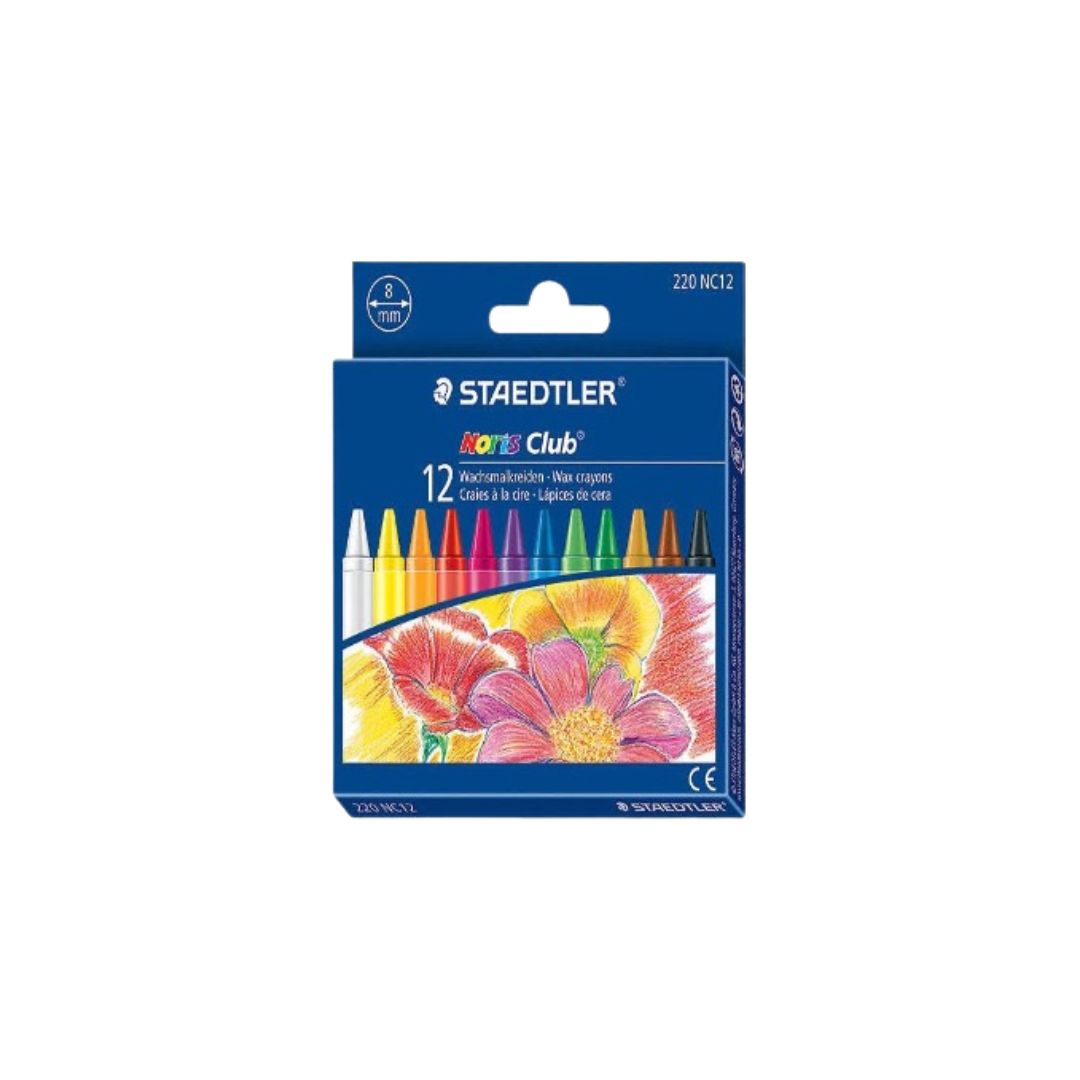 STAEDTLER Crayons Wax Regular 12's Wax Crayons