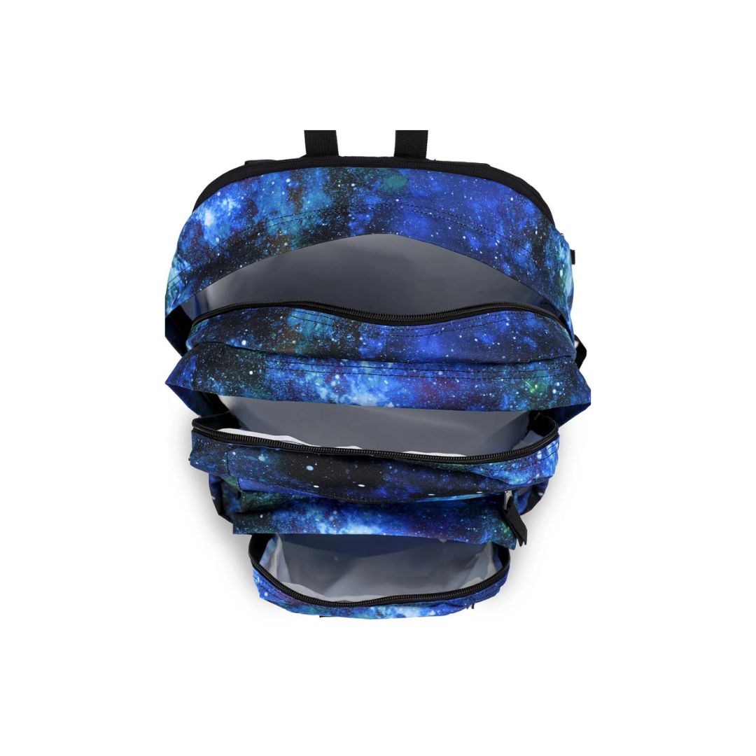 JANSPORT Big Student Backpack Printed Cyberspace Galaxy