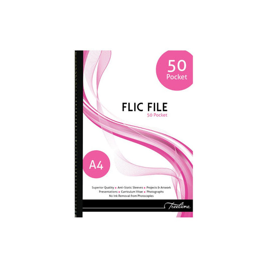 A4 Flic File Pocket File 50 Page