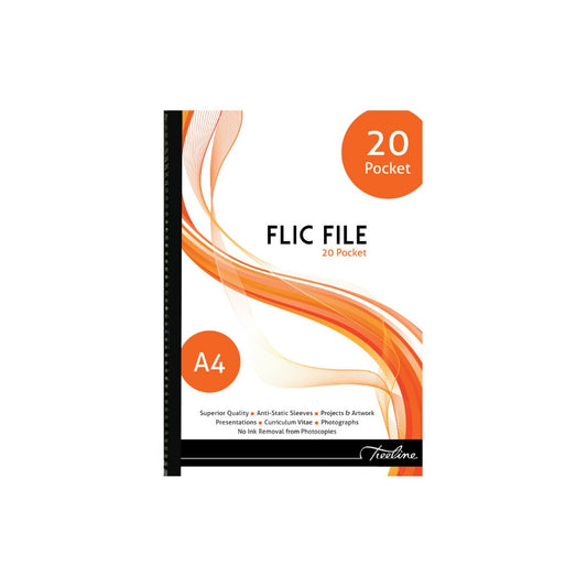 A4 Flic File Pocket File 20 Page