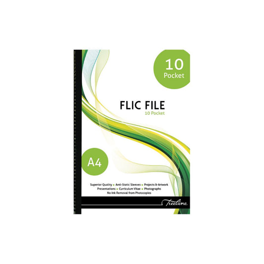 A4 Flic File Pocket File 10 Page
