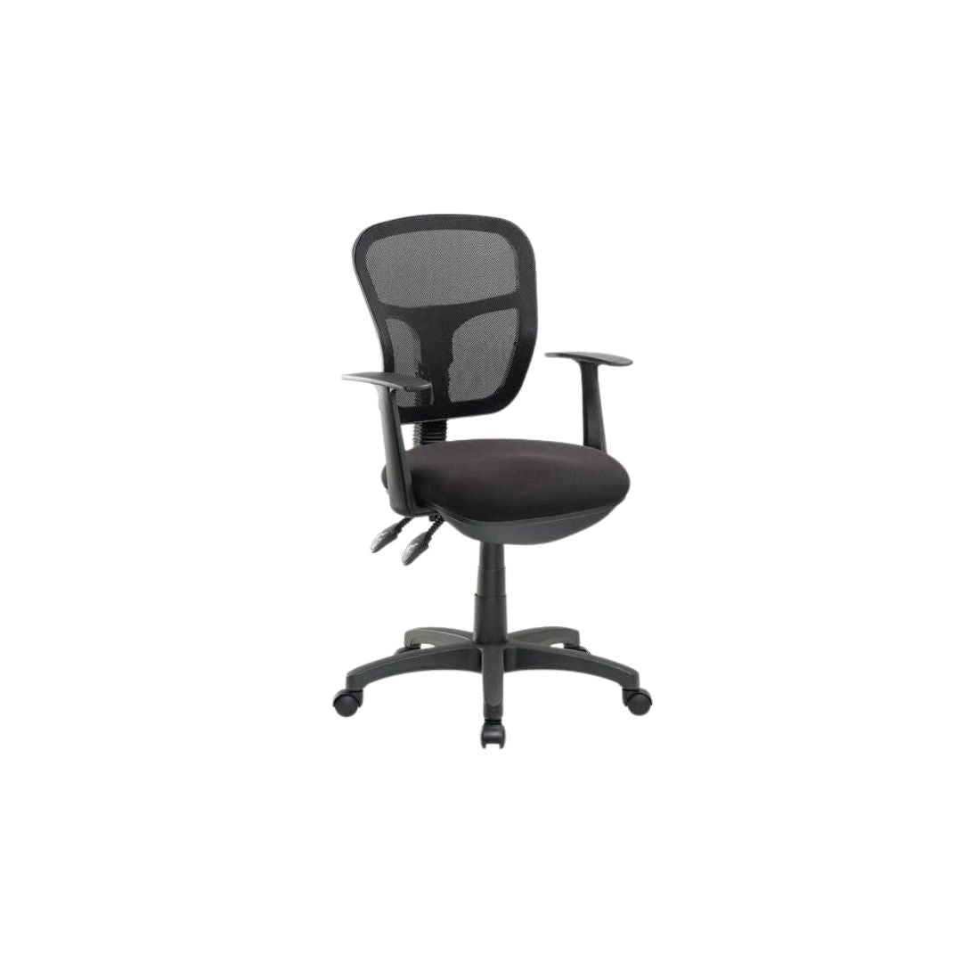 COBALT Jet Mesh Chair With Arms