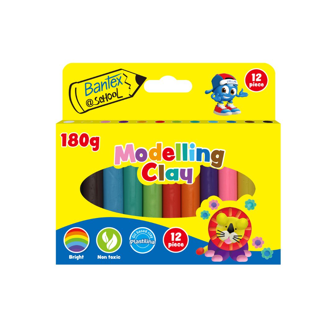 BANTEX @School Modelling Clay - 12 Per Box