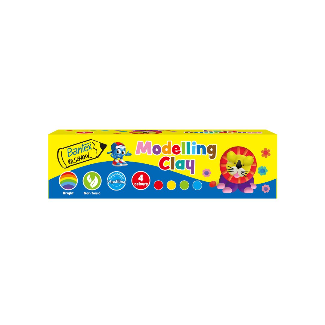 BANTEX @School Modelling Clay 500GMS - 4 Per Box