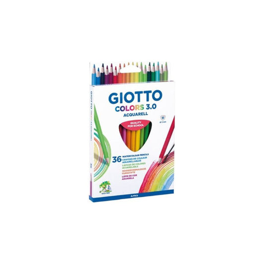 GIOTTO COLORS 3.0 ACQUARELL Coloured Pencils 36's