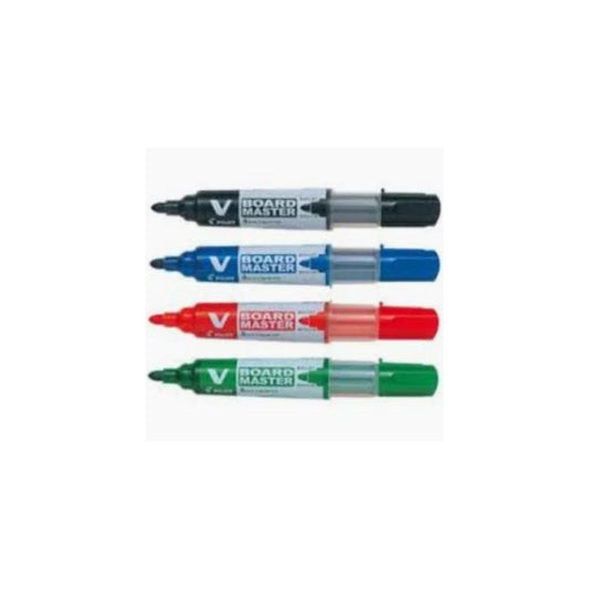 PILOT Whiteboard Marker Whiteboard Bullet Point Wallet of 4