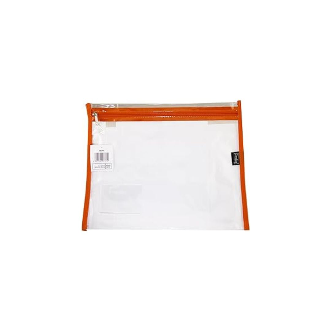 CROXLEY A4 Book Bag Clear with Zip each