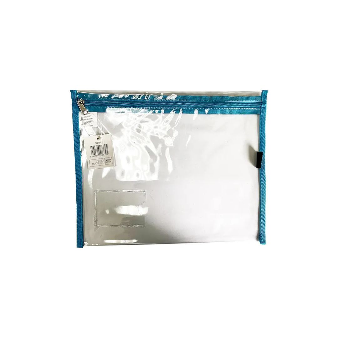 CROXLEY A4 Book Bag Clear with Zip each