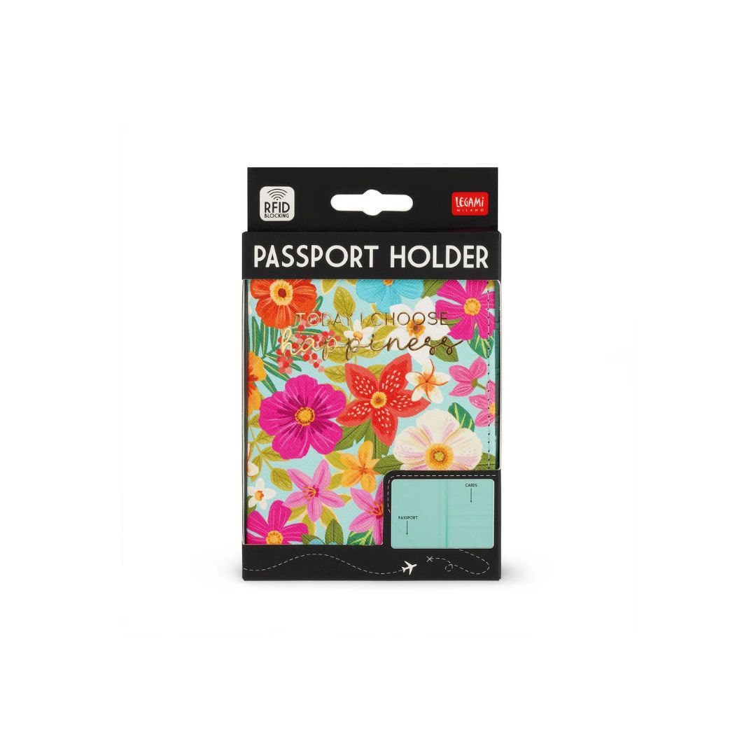 LEGAMI Passport Holder Flowers