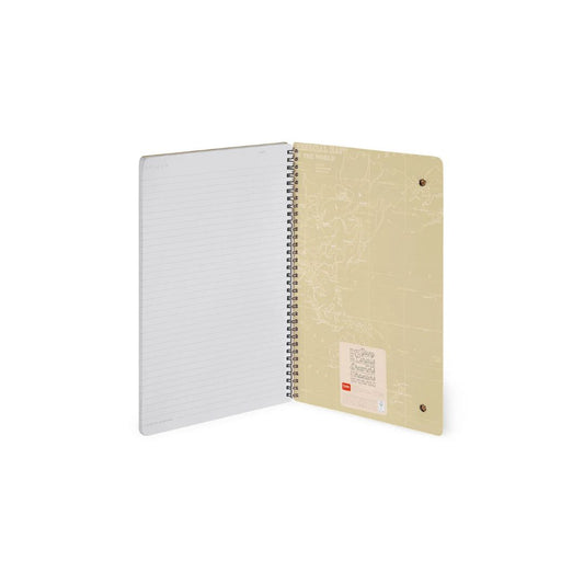 LEGAMI A4 Spiral Notebook Lined Travel