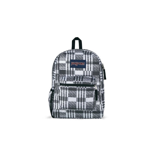 JANSPORT Cross Town Backpack Printed Glitch Plaid