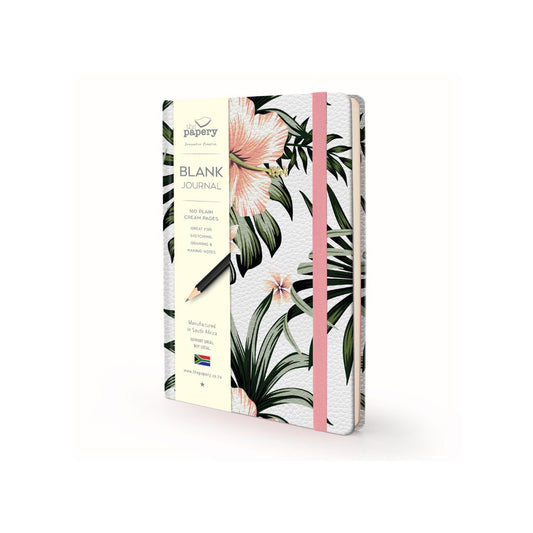THE PAPERY A5 Floral Hibiscus Hard Cover Journal 160 Pages