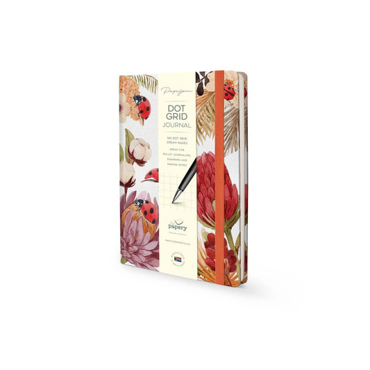 THE PAPERY A5 Ladybugs Hard Cover Journal 160 Pages