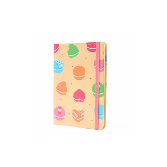 THE PAPERY A5 Retro Macarons Hard Cover Journal 160 Pages