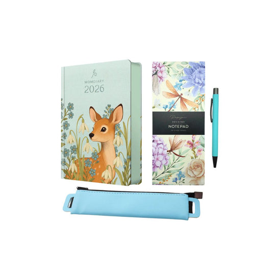 THE PAPERY A5 Designer Bundle Hardcover MOM Diary 2026