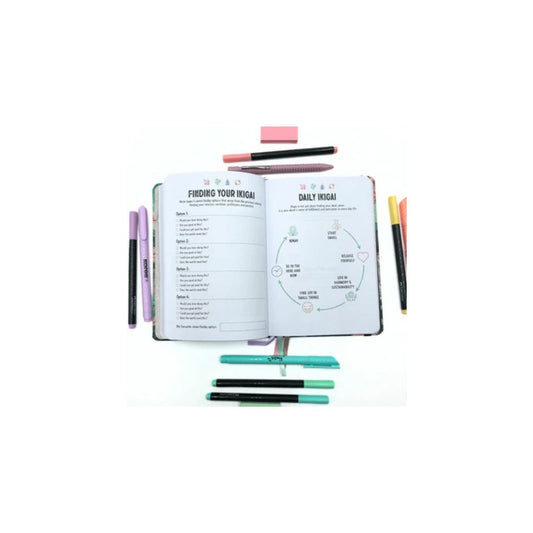 THE PAPERY A5 Ikigai Workbook Journal