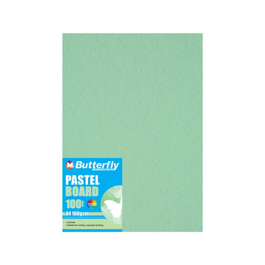 BUTTERFLY BOARD - A4 160gsm Pastel Colours - PACK OF 100