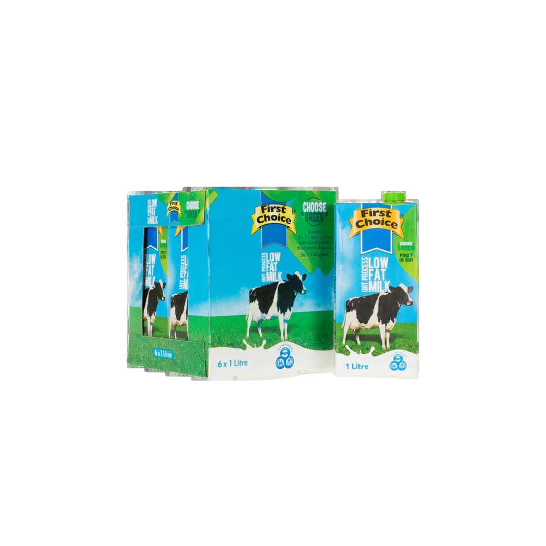 Refreshments First Choice Long Life 2% Low Fat Milk 6 Pack