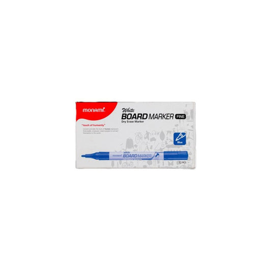 MONAMI Whiteboard Marker Fine Box of 12
