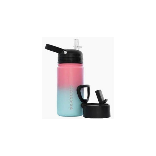 SKYGLOW Kids Water Bottle with Straw 450ml
