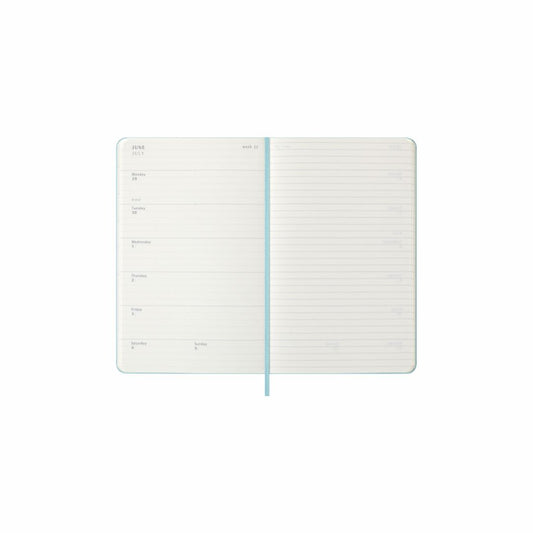 MOLESKINE 2026 Aquamarine 12-month Large Weekly Notebook/Diary Hardcover