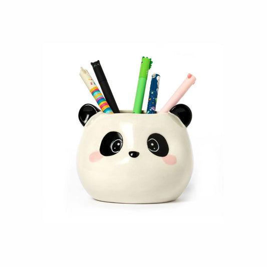 LEGAMI Panda Ceramic Desk Friends Pen Holder