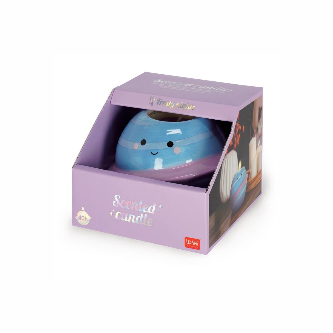 LEGAMI Scented Candle with Space Ceramic Holder