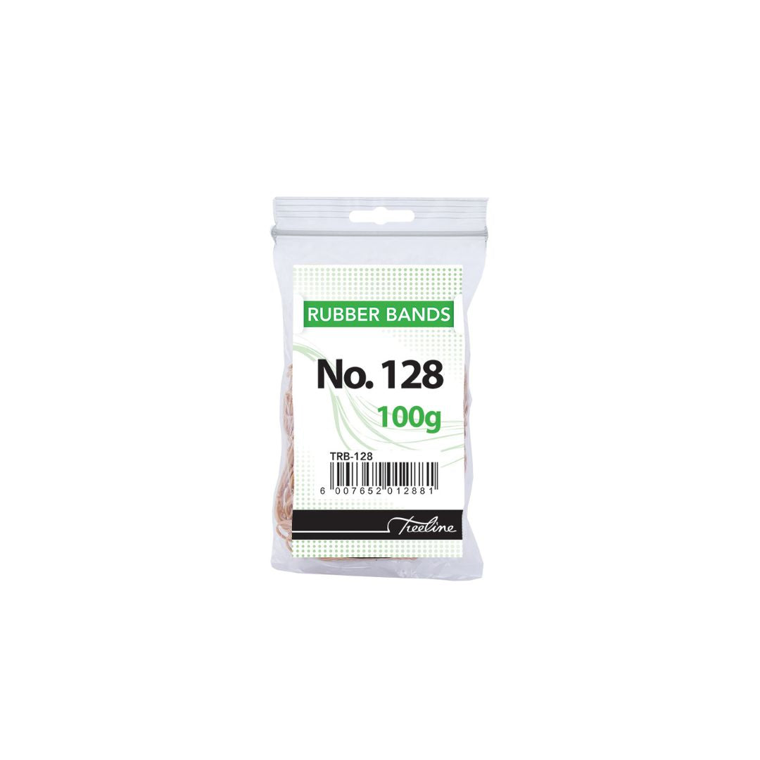 TREELINE Rubber Bands 100 gram 150 x 9mm No 128