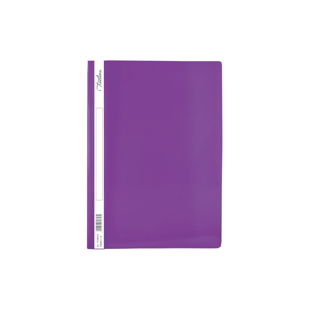 Folder Treeline Quotation Folder With White Side Strip Label and Filing Mechanism