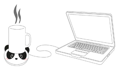 LEGAMI USB MUG Warmer Panda