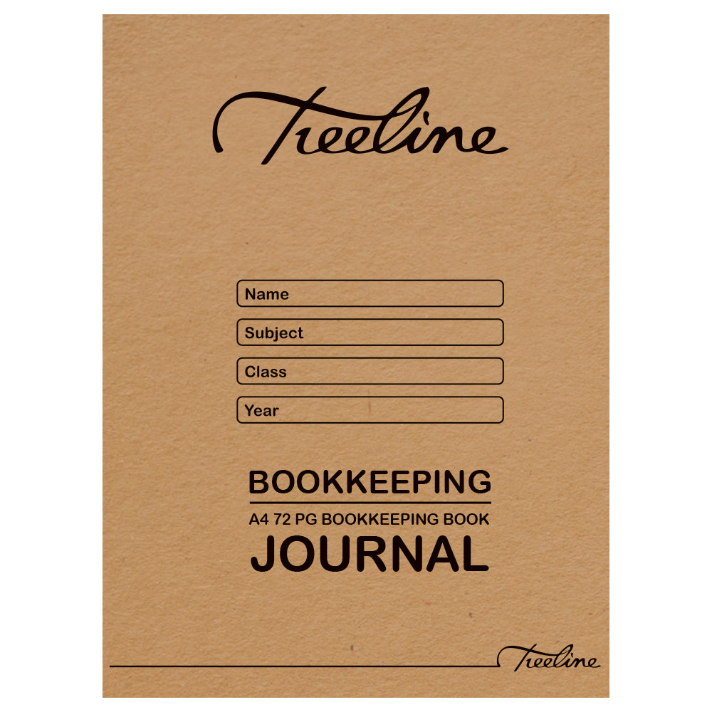 A4 Treeline Exercise Book 72 pg Soft Cover Journal Bookkeeping