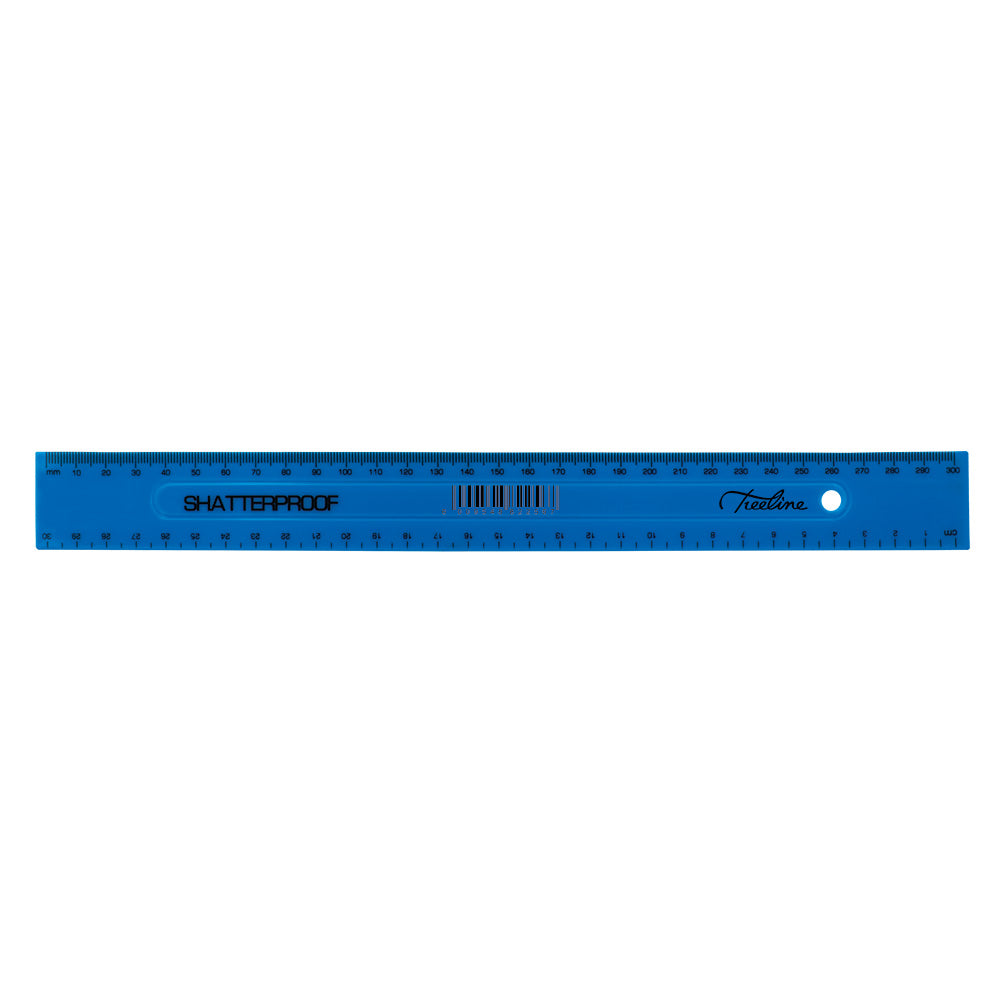 TREELINE Ruler 30cm Shatterproof