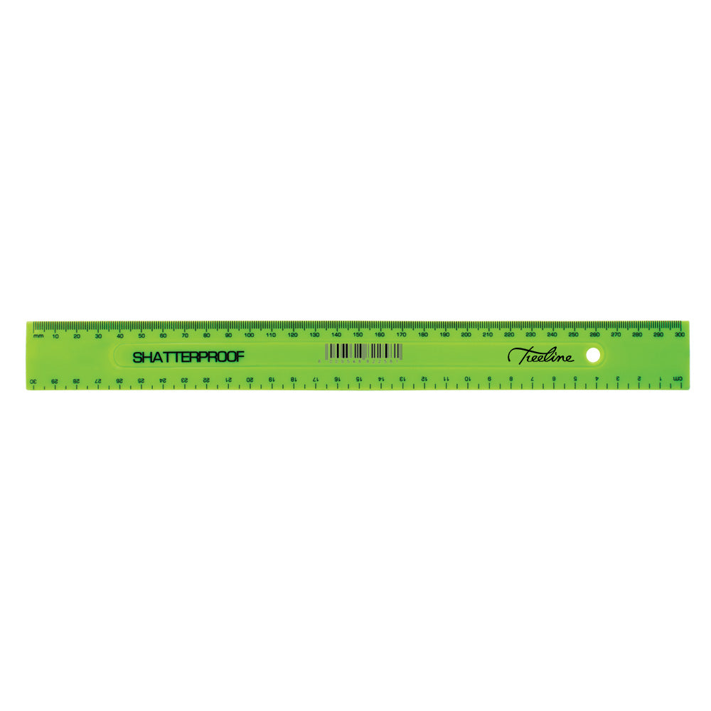 TREELINE Ruler 30cm Shatterproof