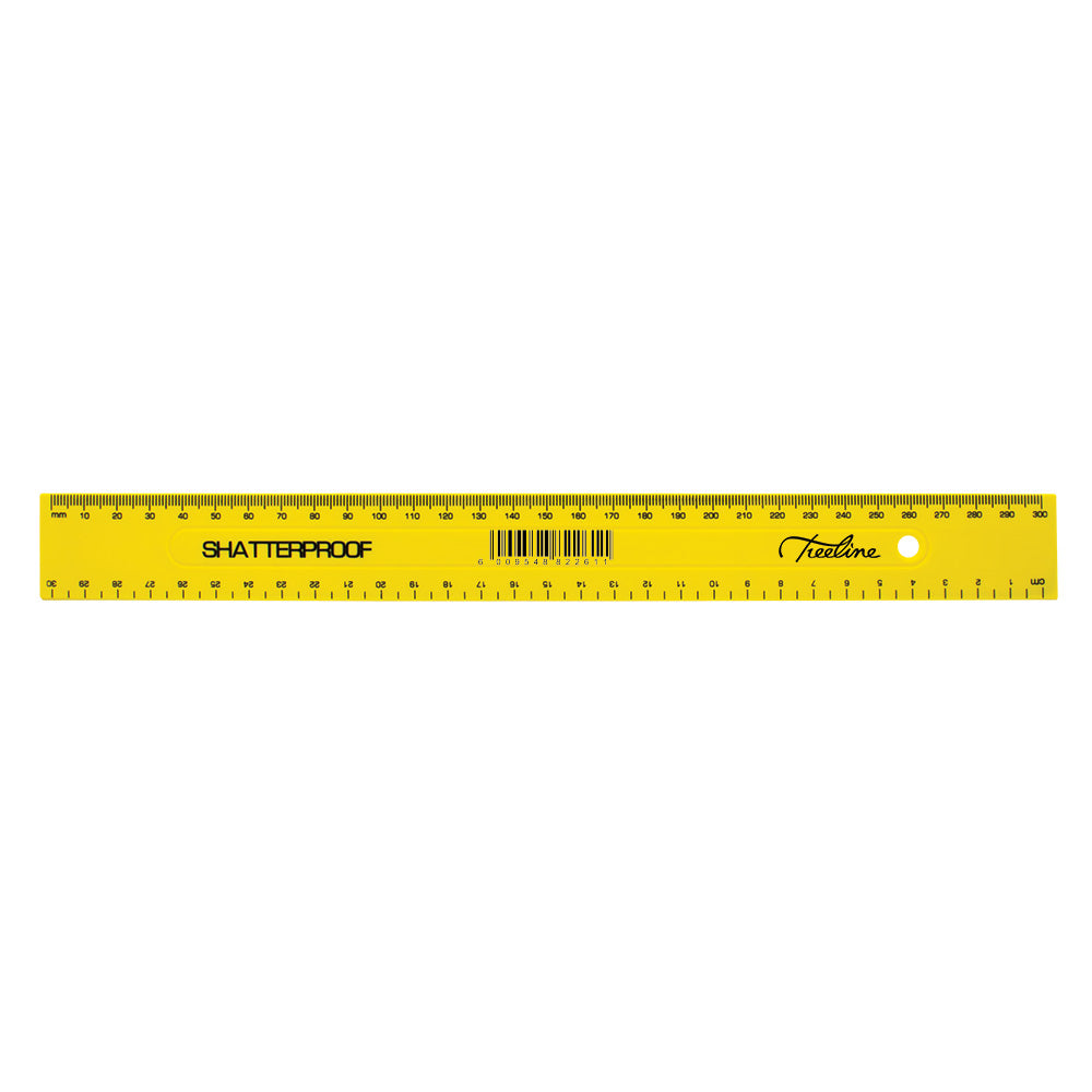 TREELINE Ruler 30cm Shatterproof