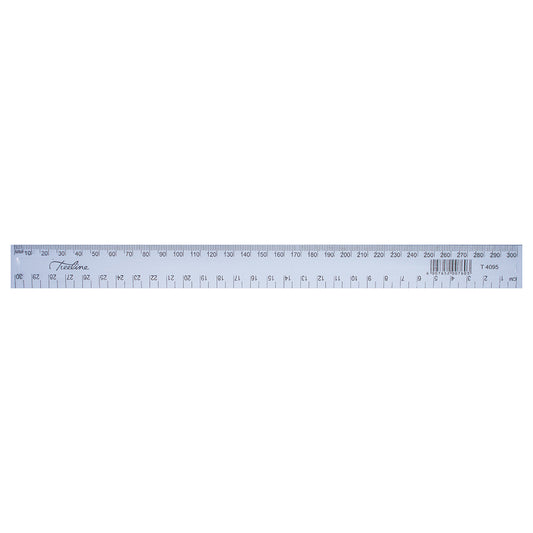 Treeline Ruler 30cm Clear Easi-Rule