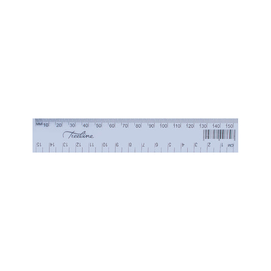 Treeline Ruler 15cm Clear