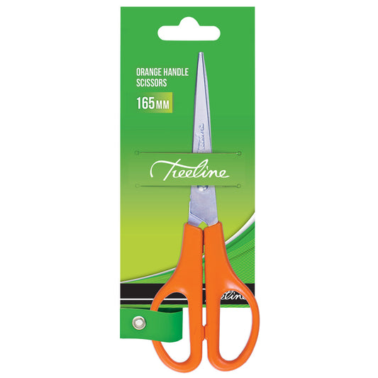 Treeline Scissors Orange Handle 165mm 1.5mm Blade