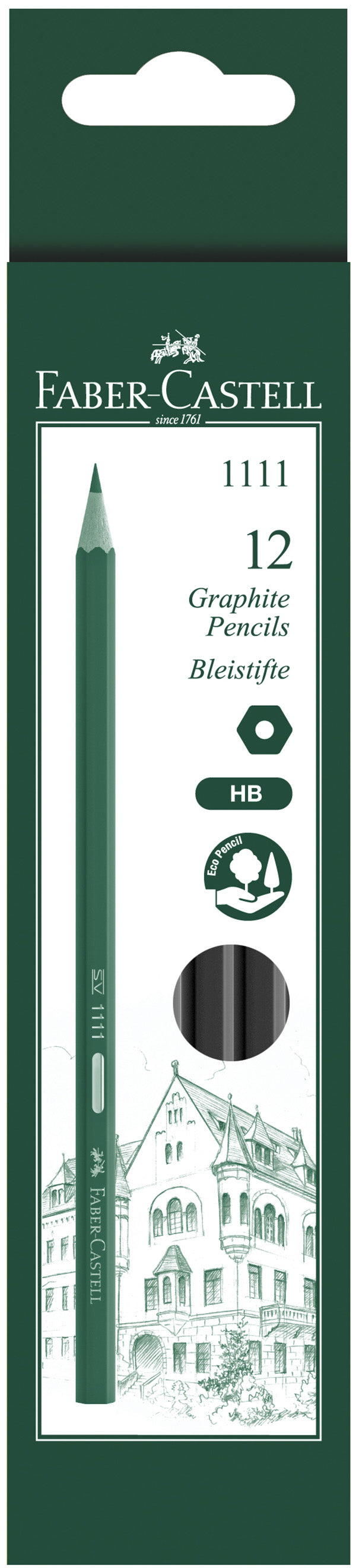 FABER CASTELL Goldfaber Matt 1111-HB Pencil (12's)
