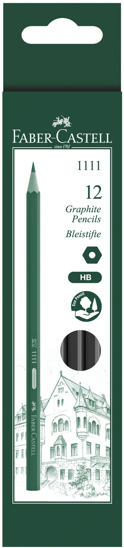 FABER CASTELL Goldfaber Matt 1111-HB Pencil (12's)