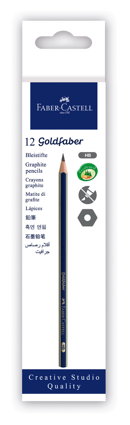 FABER CASTELL Goldfaber 1221-HB Pencil (12's)