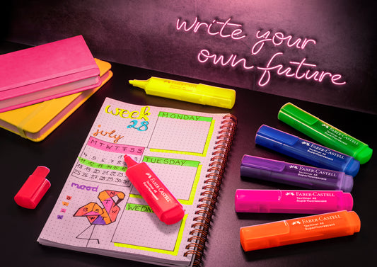FABER CASTELL TI Highlighters - Neon (Wallet of 8)