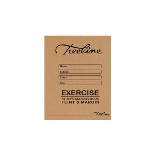 A5 Treeline Exercise book 48 pg Feint & Margin College
